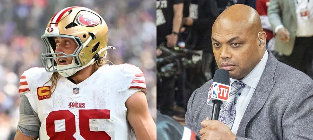 George Kittle and Charles Barkley Talk Craps On Podcast